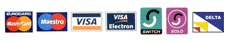 we take most credit cards except American Express